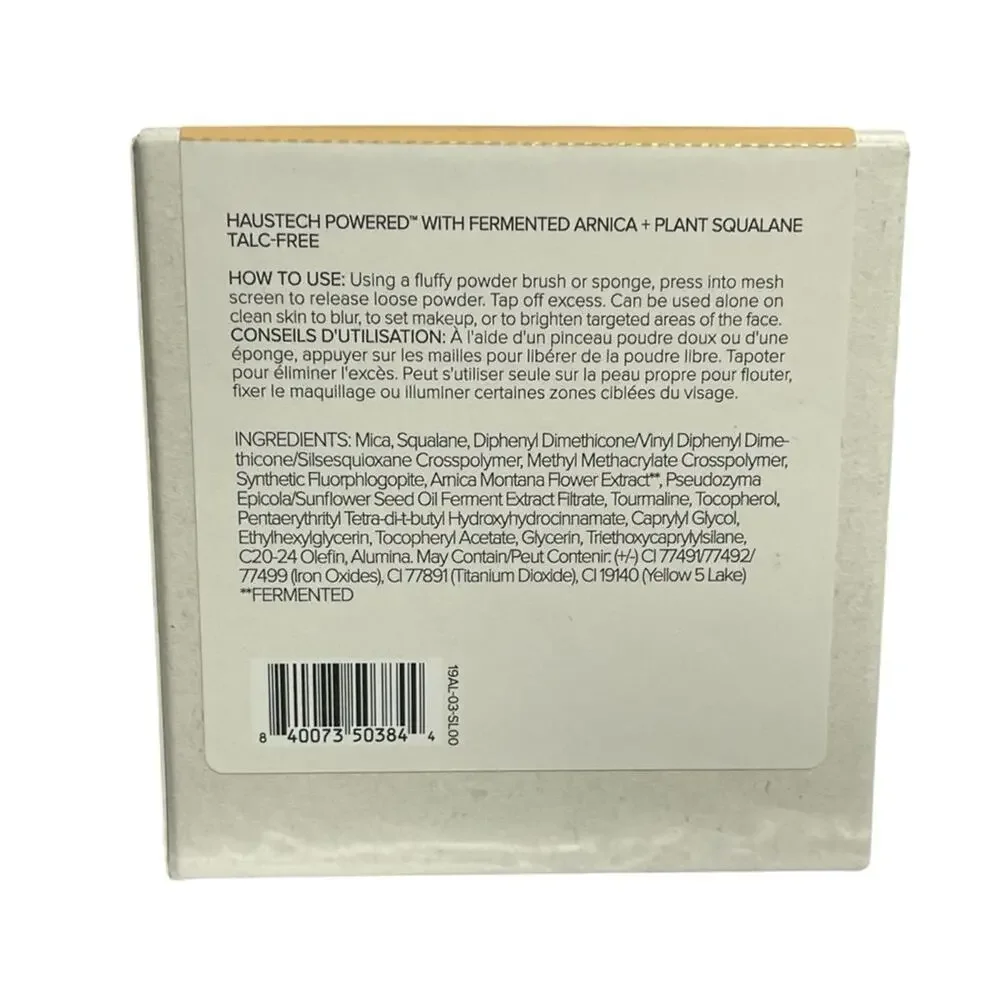 Haus Labs Bio-Blurring Loose Setting Powder in Shade Golden NIB